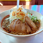 幸楽苑 - ブラックラーメン+トッピング