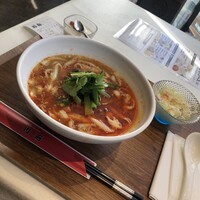 四川名菜 川府 - ◎ランチ　四川風坦々刀削麺　@980 ※麺少なめ