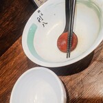 自家製麺 麺屋 利八 - いつも通り完食です。