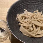 山形座 瀧波 - 打ち立て蕎麦　太いお蕎麦は、ラッキーそば！だそうです。