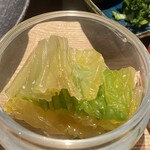 山形座 瀧波 - 白菜　漬物　目を見張る美味しさ