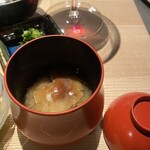 山形座 瀧波 - 自家製味噌　白神山地の天然なめこ