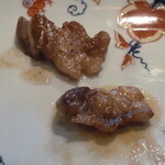 八王子うかい亭 - 焼かれた脂身（美味しい