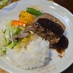 キッチン ブルー グローブ - 再びワンプレート