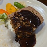 キッチン ブルー グローブ - 更に細かく、牛とイベリコ豚とは後に気がつく