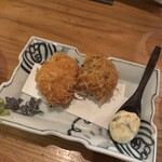 晩酌と晩御飯 ちょうつがひ - たらのフライ