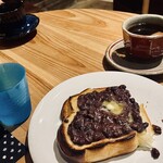 醗酵文化研究所 - あんバタートースト ＆ ブレンド