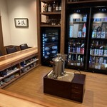 古汲 - カウンターだと日本酒が目の前で選べるのです
