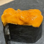 鮨 塩釜港 銀座 極 - あっけし産バフンウニ