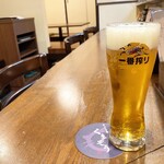 ぎょうざ屋 くまぞう - 生ビール