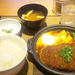 Yayoi Ken - 味噌かつ煮定食720円