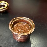 手打ち中華そば酒田 - 味変用の辛いやつ