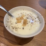 夜木 - さつまいもポタージュ　お通し