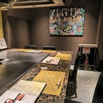 名駅 鉄板焼き 森本Ｘ Premium - 店内
