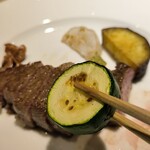 名駅 鉄板焼き 森本Ｘ Premium - ズッキーニ