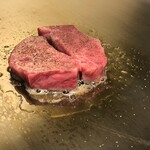 名駅 鉄板焼き 森本Ｘ Premium - A5黒毛和牛サーロイン