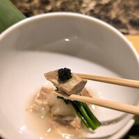 名駅 鉄板焼き 森本Ｘ Premium - 黒毛和牛の和風出汁煮込み