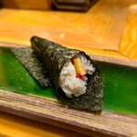 柳橋きたろう場内 - 手巻きでフィニッシュ