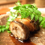 緒方 - 琵琶湖のうなぎを牛蒡と一緒に。