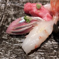 おたる政寿司 本店 - 中トロ、にしん、ボタンエビ
