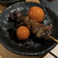 田町 鳥心 - ちょうちんは黄身とお肉が抜群です✨✨✨