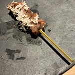 炭焼 おかげさん - 砂肝　北海道産のホースラディシュトッピング