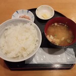 田中鮮魚店 - ごはんと味噌汁セット