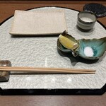 天冨良 ふぐ 銀座 天 - テーブルセッティング