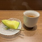 天冨良 ふぐ 銀座 天 - メロン