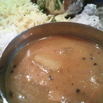 Spice&Dining KALA - サンバル…豆と野菜のスープカレー（南インドの味噌汁的なもの）
