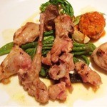 横浜馬車道 旬の肉料理イタリアン オステリア・アウストロ - 2014.5.  群馬 超仔山羊の盛り合わせ