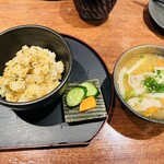はるら - じゃこ飯+具沢山豚汁