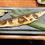 はるら - 本日のうまかもん(カマス塩焼きの半身で)