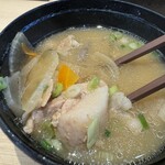 とんかつ 神楽坂 さくら - おかわりでこの具の多さ