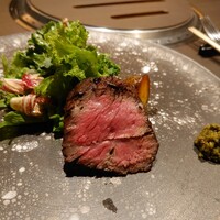 佐賀牛 Sagaya 銀座 - 佐賀牛ランプステーキ　無農薬サラダ仕立て