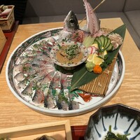 対馬のどぐろとイカ活き造り 博多 魚蔵 都ホテル店 - 