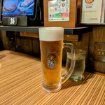 びっくりドンキー - ビール樽生(小) 500円