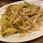 シノバズブルワリー ひつじあいす - ◎羊の白センマイ刺身　６００円　税込