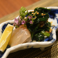 九州の旬 博多廊 大阪店 - 鯛の昆布締め