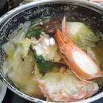 かに八代 れんが亭 - 野菜もカニもたっぷりカニ鍋