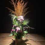 山形座 瀧波 - 前回も感動した生け花空間