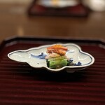 宮坂 - 先付：松葉蟹、あんかけ