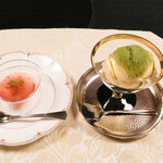 和田金 - ローズゼリー、アイスクリーム