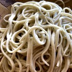 久霧 - 十割　日をよけた手元で見る色。