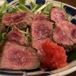 ひでや - 三ケ日牛のたたき