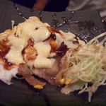 竹とんぼ - 2014.5. ほろ酔いセット（\990）のとんぺい焼き