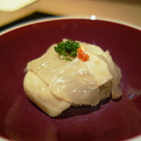 銀座 とよだ - 鯛と鯛の白子のお寿司