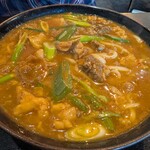 やまびこ弁天 - 牛すじカレーうどん大盛り