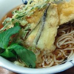 そば処 一休庵 - 岩魚天ぷらそば