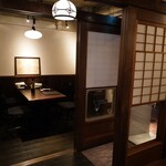 鷹匠鍋 あか羽 - 仕切りを開けて貸切可能